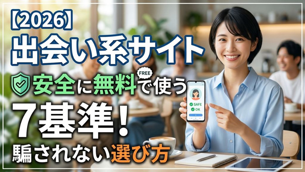 出会い系サイト 安全に無料で使う7つの基準！騙されない選び方